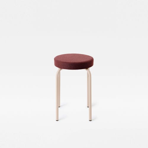 Sgabello design - EASY SOFT - Mara - in tessuto / con supporto in metallo / imbottito