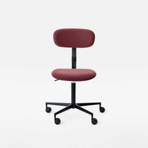 Sedia da ufficio contemporanea - TYPO SOFT ON CASTORS - Mara - da interno / in tessuto / con supporto in metallo