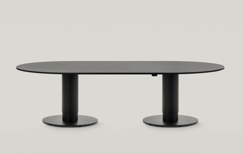 Tavolo da conferenza moderno - 298MLCAR - Mara - in laminato / in Fenix NTM / in acciaio con rivestimento a polvere