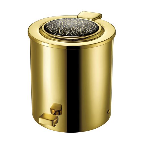 Portarifiuti da bagno - 89100 - Windisch S.A. - in ottone / in cristallo Swarovski® / a pedale