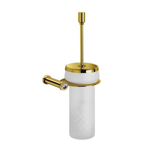 Scopino per WC in cristallo Swarovski® - 89513M/895133 - Windisch S.A. - in cristallo / in ottone / da parete
