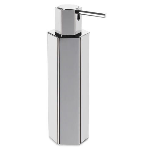 Distributore di sapone da appoggio - 90490 - Windisch S.A. - in cromo / manuale