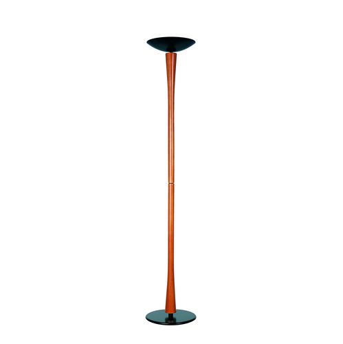 Lampada da terra - EDEN - Aluminor - in acciaio laccato / in legno tinto / contemporanea