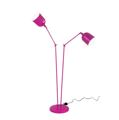 Lampada da terra - TWIN - Aluminor - in acciaio laccato / contemporanea / con cavo
