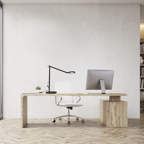 Lampada per ufficio - BIVO - Aluminor - in alluminio spazzolato / contemporanea / con cavo