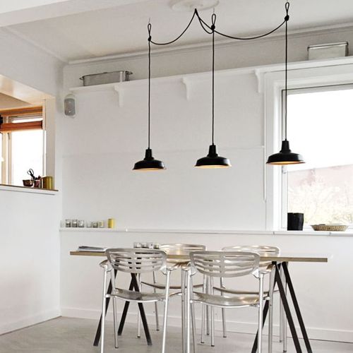 Lampada a sospensione - PICCOLO - Eleanor Home - in alluminio / in stile industriale / con cavo