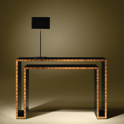 Consolle contemporanea - DUPLO U - Luisa Peixoto Design - in legno / rettangolare / per uso residenziale