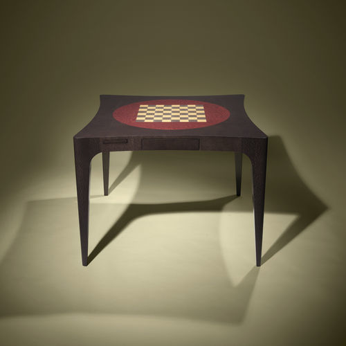 Tavolo da bridge classico - DAMA - Luisa Peixoto Design - per uso residenziale / in legno / in metallo