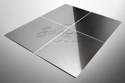 Lamiera metallica decorativa - QUADRO - Steel Color - acciaio inossidabile 304 / in acciaio inossidabile 316 / testurizzata