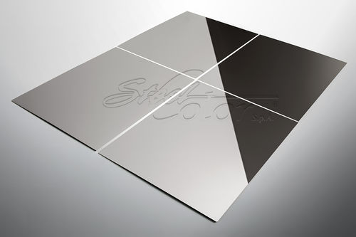 Lamiera metallica decorativa - LUCIDO 7 - Steel Color - acciaio inossidabile 304 / in acciaio inossidabile 316 / decorata