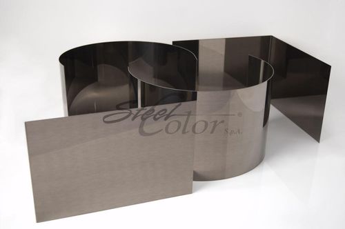 Lamiera decorativa - BRONZO - Steel Color - in acciaio inossidabile / colorata / levigata