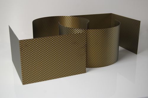 Lamiera decorativa - PERLA ORO - Steel Color - in acciaio inossidabile / colorata / per rivestimento di facciata