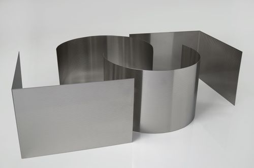 Lamiera Acciaio Inossidabile 1.4301 Spazzolato - Spessore 1 Mm, Lunghezza 500 Mm, Larghezza Personalizzabile