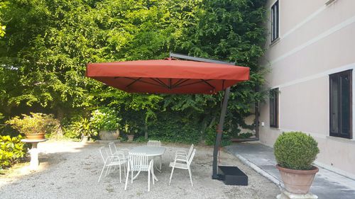 Ombrellone laterale - PENSILE - GAGGIO srl - in acrilico / in poliestere / in alluminio