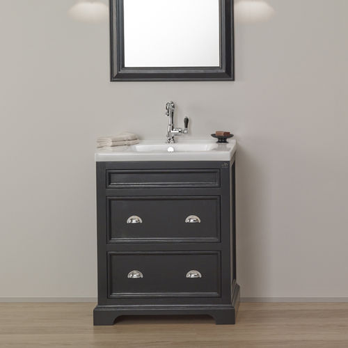 Mobile lavabo da appoggio - TRENDY - Aqua Prestige - in legno / in ceramica / classico