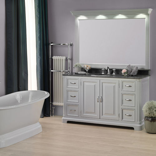 Mobile lavabo da appoggio - REGENT 155 - Aqua Prestige - in legno / in marmo / in quarzo