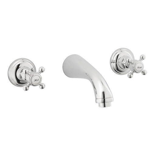 Miscelatore doppio comando per lavabo - 950.2177 - Aqua Prestige - da parete / in ottone / da bagno