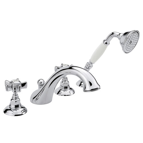 Miscelatore doppio comando per vasca - 950.1404 - Aqua Prestige - da appoggio / in ottone / da bagno