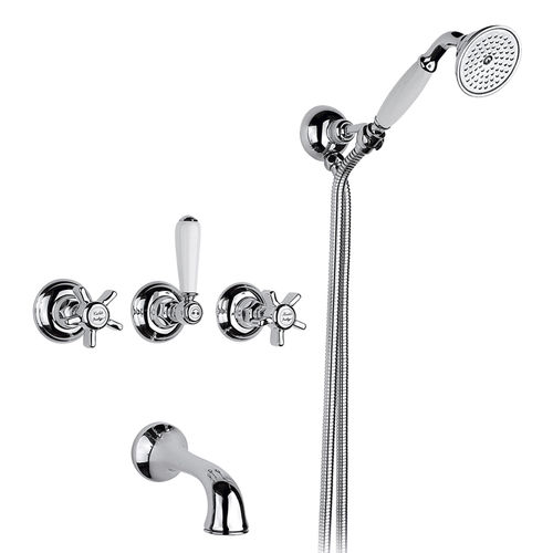Miscelatore doppio comando da doccia - 950.1403 - Aqua Prestige - per vasca / da incasso / in ottone