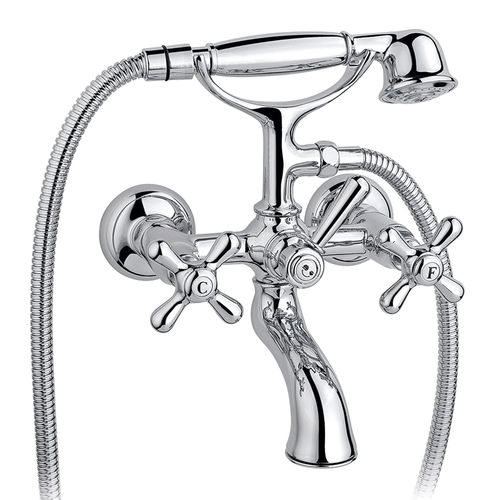 Miscelatore doppio comando da doccia - 950.2501.01 - Aqua Prestige - per vasca / da parete / in ottone