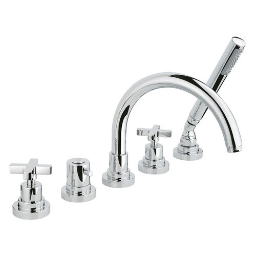 Miscelatore doppio comando per vasca - 950.2214 - Aqua Prestige - da appoggio / in ottone / da bagno