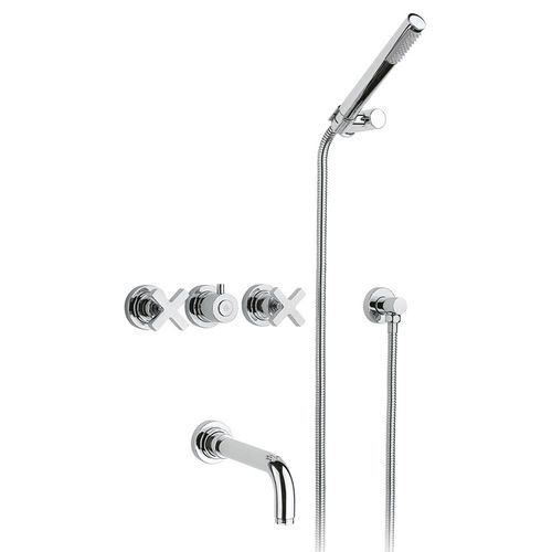 Miscelatore doppio comando da doccia - 950.2203 - Aqua Prestige - per vasca / da incasso / in ottone