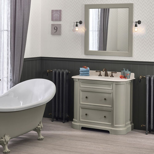 Mobile lavabo da appoggio - ELYSÉE 99 - Aqua Prestige - in legno / in marmo / in quarzo