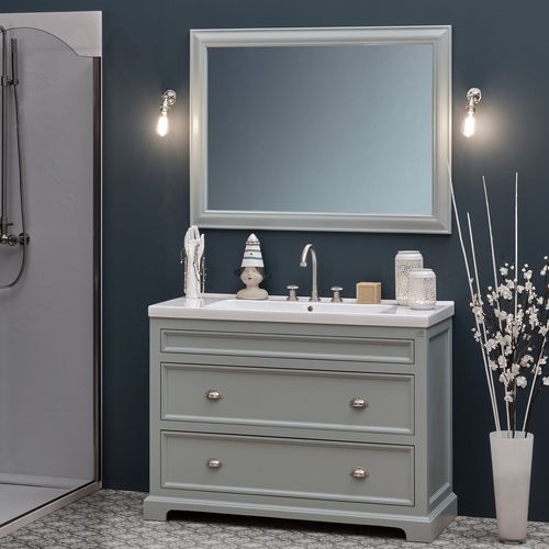 Mobile lavabo da appoggio - 600.08550 - Aqua Prestige - in legno / in ceramica / classico