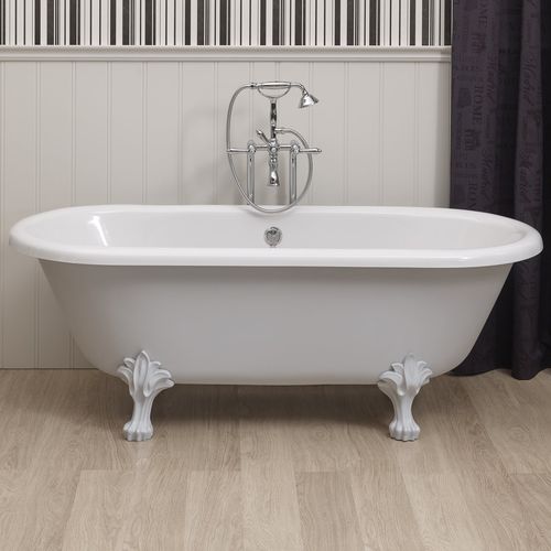 Vasca da bagno ovale - WINSTON - Aqua Prestige - con piedi / ad uso professionale / in composito