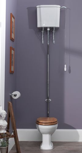 WC da appoggio - 240.04706 + 240.04750 - Aqua Prestige - in porcellana / per uso residenziale / contract
