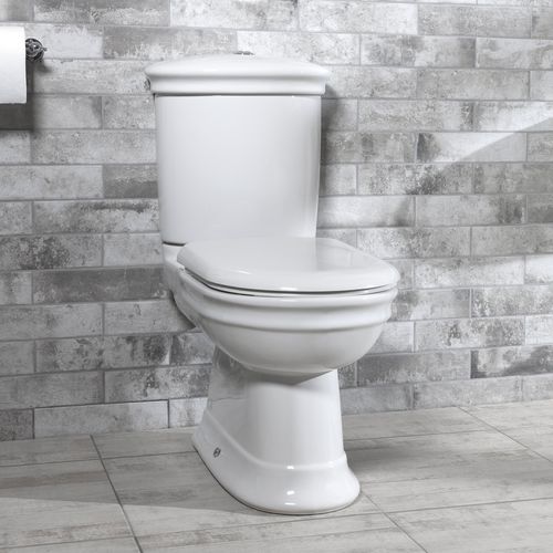 WC monoblocco - 240.12705.WH & 240.12710.WH.CR - Aqua Prestige - in porcellana / per uso residenziale / contract