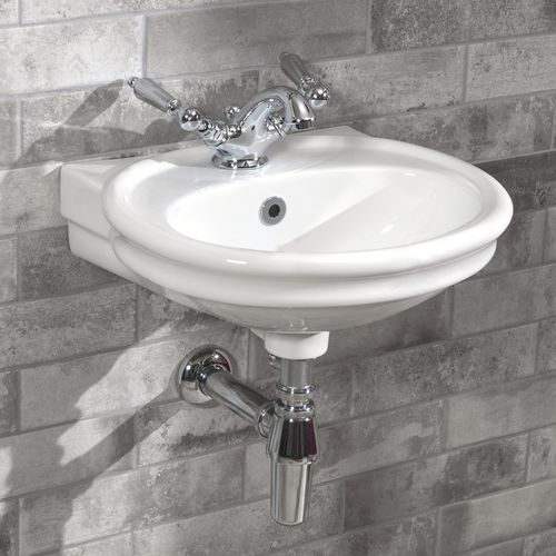 Lavandino sospeso - 240.12631.WH - Aqua Prestige - ovale / in porcellana