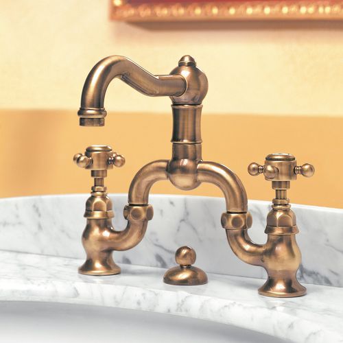 Miscelatore doppio comando per lavabo - 950.1419 - Aqua Prestige - da appoggio / in ottone / da bagno