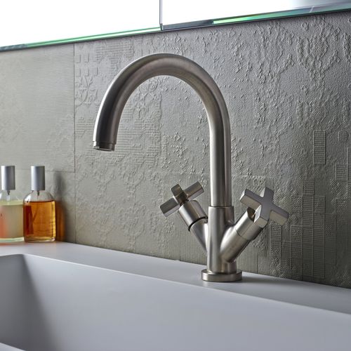 Miscelatore doppio comando per lavabo - 950.2236 - Aqua Prestige - da appoggio / in ottone / da bagno