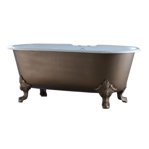 Vasca da bagno ovale - KINSALE - Aqua Prestige - con piedi / ad uso professionale / in ghisa