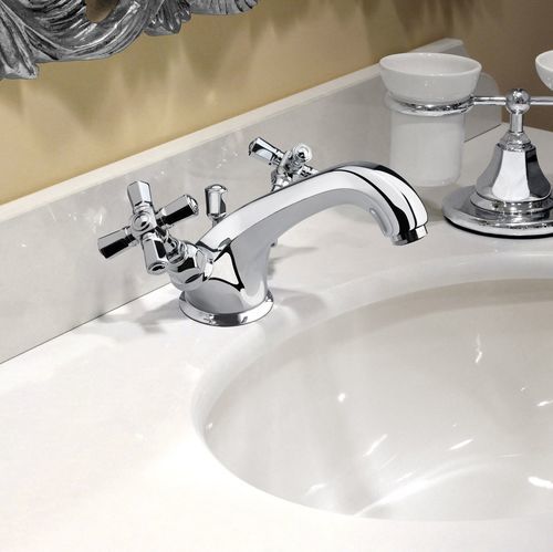 Miscelatore doppio comando per lavabo - 950.1932 - Aqua Prestige - da appoggio / di ottone / da bagno