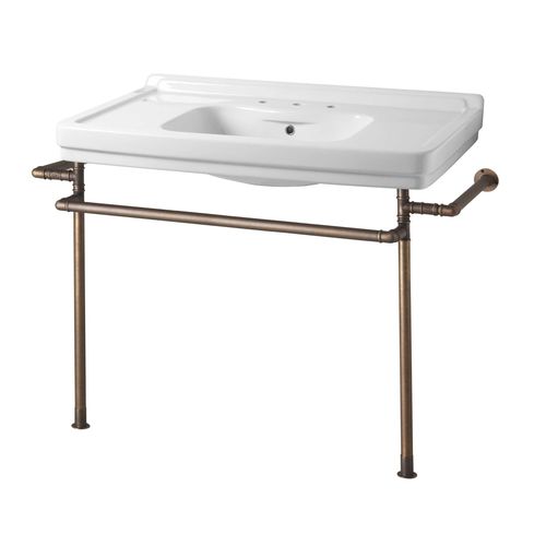 Lavabo autoportante - NEOCLASSICA 940.5700.1.WH &amp; 940.Y5700.xx - Aqua Prestige - in porcellana / lucido / singolo
