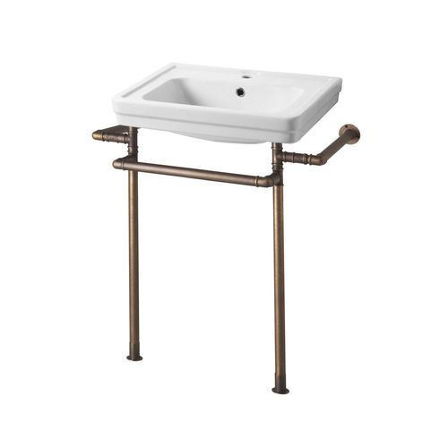 Lavabo autoportante - NEOCLASSICA 940.5758.1.WH &amp; 940.Y5758.xx - Aqua Prestige - in porcellana / lucido / singolo
