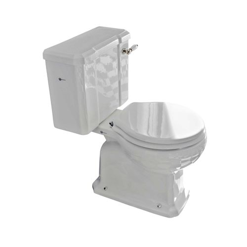 WC monoblocco - NEOCLASSICA - Aqua Prestige - in porcellana / per uso residenziale / ovale