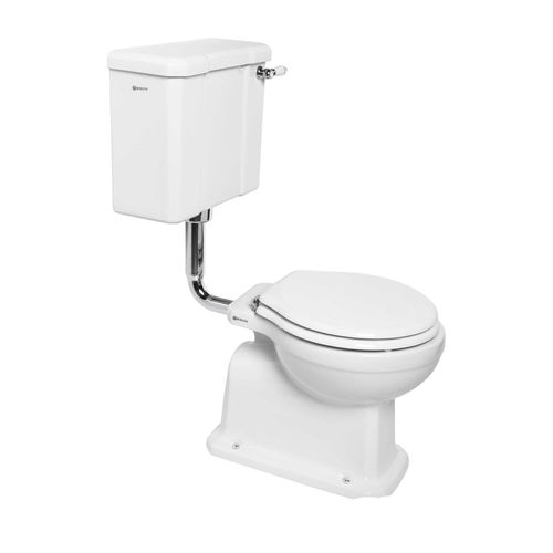 WC da appoggio - NEOCLASSICA - Aqua Prestige - in porcellana / per uso residenziale / ovale