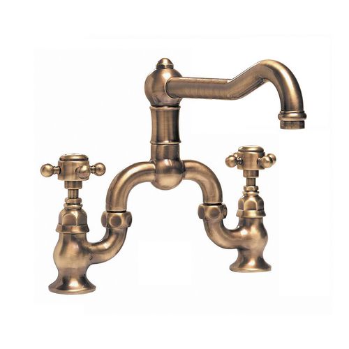 Miscelatore doppio comando da appoggio - 950.1420.XX.XX - Aqua Prestige - in ottone / da cucina / 2 fori