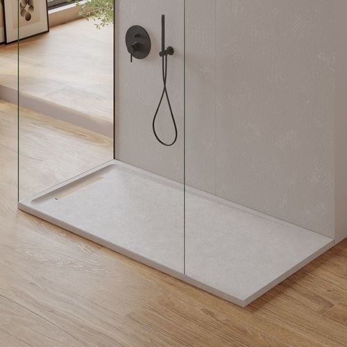 Piatto doccia rettangolare - ELAN EPOQUE - Aqua Prestige - ultrapiatto / in poliestere / in resina