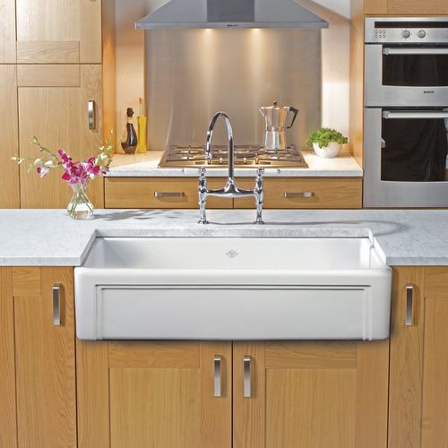 Lavello a 1 vasca - ENTWISTLE - Aqua Prestige - senza gocciolatoio / in ceramica / da incasso