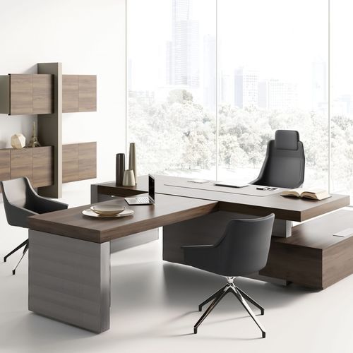 Scrivania direzionale - JERA - Las Mobili - da terra / contemporanea / in legno