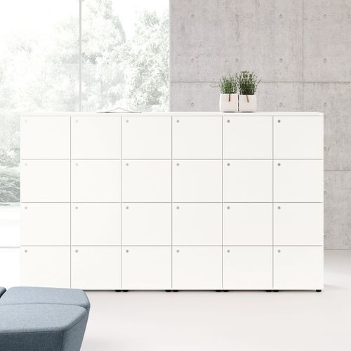 Armadietto spogliatoio in legno - CONTENITORI UNIVERSALI - Las Mobili - a chiave / per stoccaggio / con sistema di sicurezza