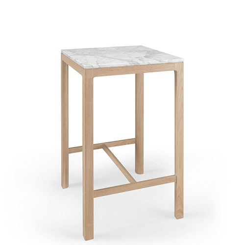 Tavolo alto contemporaneo - NUDA - Wewood - Portuguese Joinery - in rovere / in legno massiccio / in noce