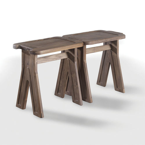 Sgabello contemporaneo - MULTIBANQUETA - Wewood - Portuguese Joinery - in rovere / in legno massiccio / in noce