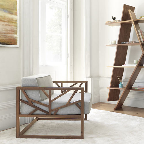 Poltrona contemporanea - TREE  - Wewood - Portuguese Joinery - in tessuto / in legno massiccio / in rovere