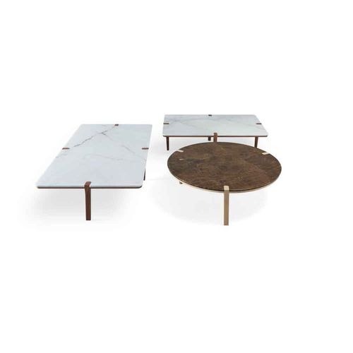 Tavolino basso contemporaneo - CORNER - Wewood - Portuguese Joinery - in rovere / in noce / rettangolare