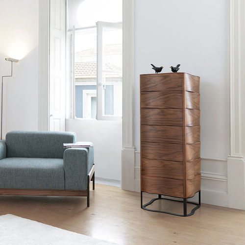 Cassettiera contemporanea - TOUCH - Wewood - Portuguese Joinery - in rovere / in noce / in ferro